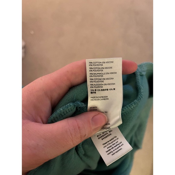 Free People Ruby Oversized Fleece Shacket Teal Button Down Long Sleeve- Size XS - Picture 12 of 12